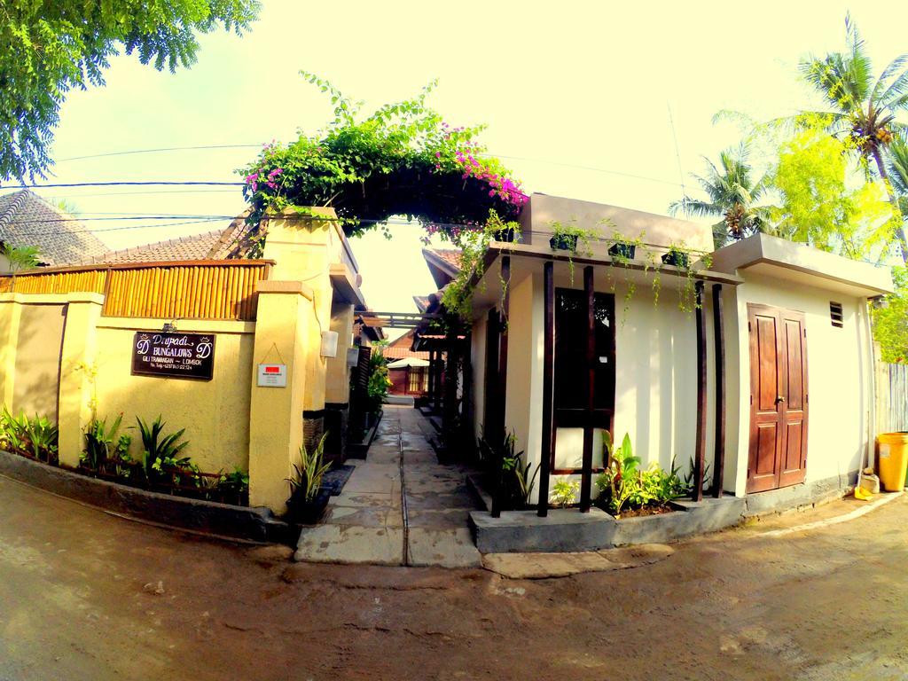 Drupadi Bungalows Quần đảo Gili Ngoại thất bức ảnh