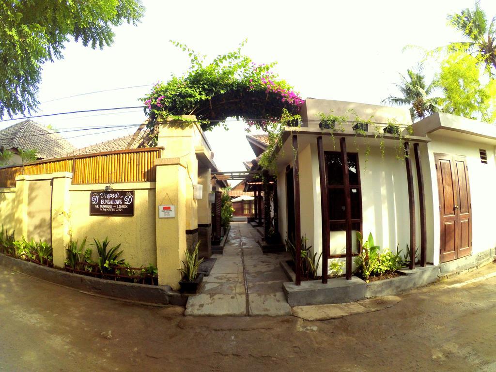 Drupadi Bungalows Quần đảo Gili Ngoại thất bức ảnh